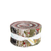 SALE Northern Christmas 2.5" Rolie Polie Christmas Fabric - RP-17830-40 - 40-piece Precut - Riley Blake Quilting Cotton Fabric