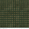 Image of Northern Christmas Buffalo Check Green quilting cotton fabric by Teresa Kogut for Riley Blake Designs. Features checks on a green and black background. Cute Little Fabric Shop.