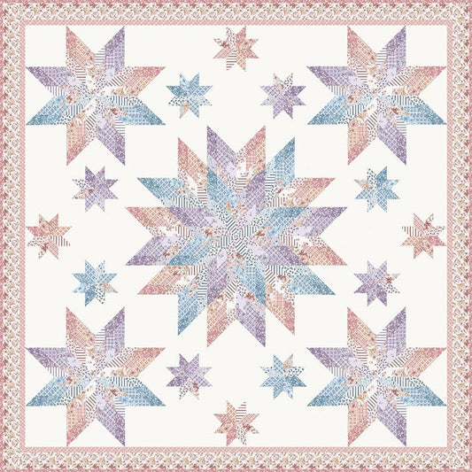 Ma's Morning Star Quilt PATTERN Starry Pattern - Riley Blake INSTRUCTIONS Only