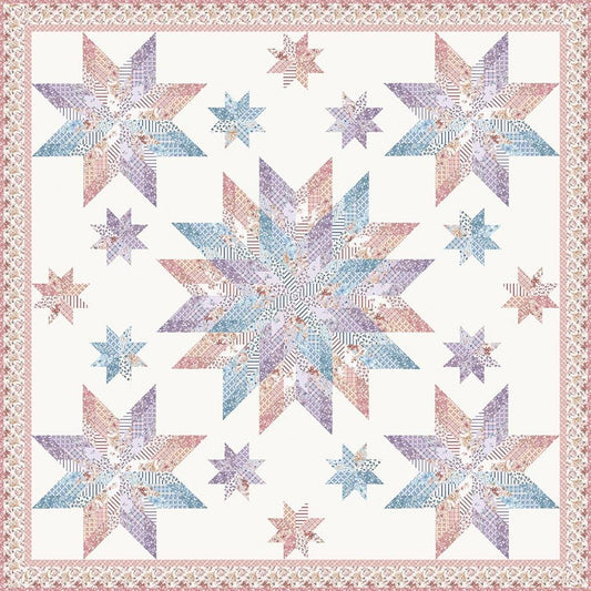 Ma's Morning Star Quilt PATTERN Starry Pattern - Riley Blake INSTRUCTIONS Only