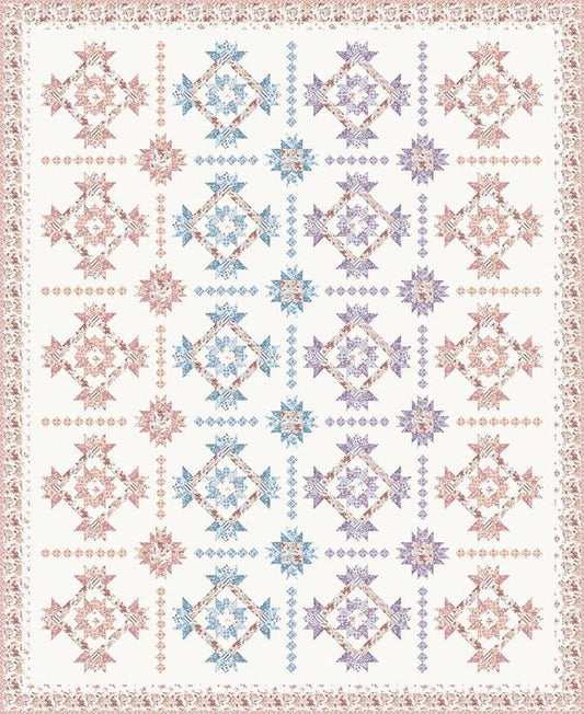 Wildflower Fields Quilt PATTERN Starry Pattern - Riley Blake INSTRUCTIONS Only