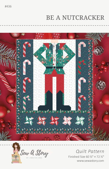 Be A Nutcracker Quilt PATTERN Christmas Pattern - Riley Blake INSTRUCTIONS Only