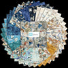 Nauticus Layer Cake Ocean Fabric - 10SQ NAUT 6PKB - 42-Piece Precut - QT Fabrics Quilting Cotton Fabric