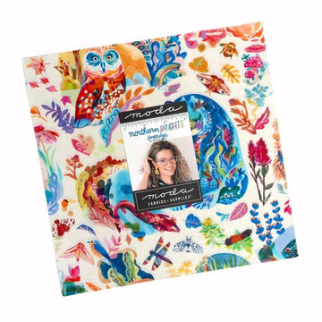 Northern Brights Layer Cake Nature Fabric - 21850LC - 42-Piece Precut - Moda Fabrics Quilting Cotton Fabric