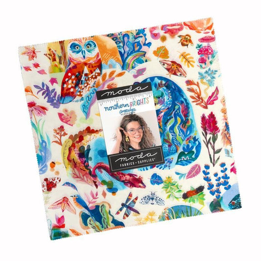 Northern Brights Layer Cake Nature Fabric - 21850LC - 42-Piece Precut - Moda Fabrics Quilting Cotton Fabric