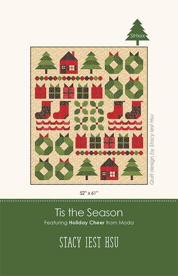 Tis the Season Quilt PATTERN Christmas Pattern - Moda Fabrics INSTRUCTIONS Only