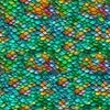 MINKY Dragon's Song Dragon Scales Green Blue Fish Scales Fabric 60" Wide - 31156 - QT Fabrics 100% Polyester Fabric