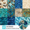 Skyward Fat Quarter Bundle Printed Texture Fabric - FATQU SKYW 3PKN - 12-Piece Precut - QT Fabrics