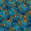 Image of Skyward Patina Blue quilting cotton fabric by Morris Creative Group for QT Fabrics. Features printed texture on a blue background. Cute Little Fabric Shop.
