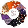 Ghost Tales Fat Quarter Bundle Halloween Fabric - FATQU GHTL 3PKJ - 11-Piece Precut - QT Fabrics Quilting Cotton Fabric
