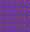 Image of Ghost Tales Spider Stripe Purple quilting cotton fabric by Michael Zindell for QT Fabrics. Features spiders and stripes on a purple background. Cute Little Fabric Shop.