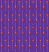 Image of Ghost Tales Spider Stripe Purple quilting cotton fabric by Michael Zindell for QT Fabrics. Features spiders and stripes on a purple background. Cute Little Fabric Shop.