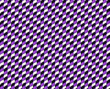 Image of Ghost Tales Check Geo Purple quilting cotton fabric by Michael Zindell for QT Fabrics. Features a geometric pattern on a purple background. Cute Little Fabric Shop.