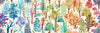 Image of Northern Brights Forest Seasons Cloud quilting cotton fabric by Amarilys Henderson for Moda Fabrics. Features trees on a cream background. Cute Little Fabric Shop.