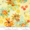 Image of Northern Brights Florals Sunshine quilting cotton fabric by Amarilys Henderson for Moda Fabrics. Features flowers on a yellow background. Cute Little Fabric Shop.