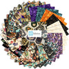 Witchypoo Charm Pack Halloween Fabric - 5SQ WITP 6PKV - 42-Piece Precut - QT Fabrics Quilting Cotton Fabric