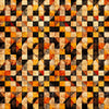 3-Yard-Cut - A Haunting We Will Go Checkboard Orange Halloween Fabric WIDEBACK 108" Wide - 31950 - QT Fabrics Quilting Cotton Fabric
