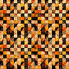 3-Yard-Cut - A Haunting We Will Go Checkboard Orange Halloween Fabric WIDEBACK 108" Wide - 31950 - QT Fabrics Quilting Cotton Fabric
