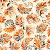 Image of Harvest Hollow Fall Leaves Cream quilting cotton fabric by Morris Creative Group for QT Fabrics. Features leaves on a cream background. Cute Little Fabric Shop.