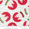 Image of Snow Time Globe Winter White quilting cotton fabric by Me and My Sister Designs for Moda Fabrics. Features snow globes on a white background. Cute Little Fabric Shop.