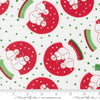 Image of Snow Time Globe Winter White quilting cotton fabric by Me and My Sister Designs for Moda Fabrics. Features snow globes on a white background. Cute Little Fabric Shop.