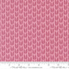 Image of Scenery Sprout Primrose quilting cotton fabric by Elizabeth Hartman for Moda Fabrics. Features leaves on a pink background. Cute Little Fabric Shop.