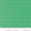 Image of Scenery Sprout Spearmint quilting cotton fabric by Elizabeth Hartman for Moda Fabrics. Features leaves on a green background. Cute Little Fabric Shop.