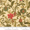 Image of Merry Manor 2025 Twinkling Vines Cream quilting cotton fabric by Moda for Moda Fabrics. Features vine on a cream background. Cute Little Fabric Shop.