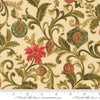 Image of Merry Manor 2025 Twinkling Vines Cream quilting cotton fabric by Moda for Moda Fabrics. Features vine on a cream background. Cute Little Fabric Shop.