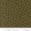 Image of Merry Manor 2025 Berry Evergreen quilting cotton fabric by Moda for Moda Fabrics. Features berries on a green background. Cute Little Fabric Shop.