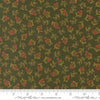 Image of Merry Manor 2025 Berry Evergreen quilting cotton fabric by Moda for Moda Fabrics. Features berries on a green background. Cute Little Fabric Shop.