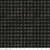Image of Northern Christmas Buffalo Check Black quilting cotton fabric by Teresa Kogut for Riley Blake Designs. Features checks on a black background. Cute Little Fabric Shop.
