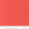 Image of Poinsettia and Pear Argyle Geranium quilting cotton fabric by Sherri & Chelsi for Moda Fabrics. Features diamonds on a pink background. Cute Little Fabric Shop.