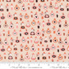 Image of Purrs and Boos Poisons Moonbeam quilting cotton fabric by Elena Amo for Moda Fabrics. Features potion bottles on a cream background. Cute Little Fabric Shop.
