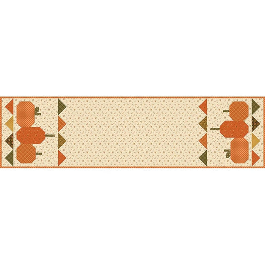SALE Pick of the Patch Table Runner Quilt KIT Pumpkin Pattern - KT-17860 - Riley Blake Quilting Cotton Fabric