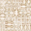 Image of Canyonlands Southwest Blanket Tonal Tan quilting cotton fabric by Morris Creative Group for QT Fabrics. Features a geometric pattern on a cream background. Cute Little Fabric Shop.