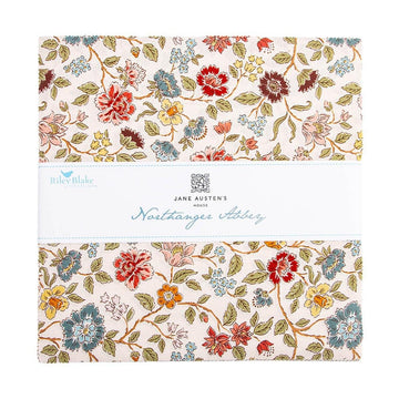 Northanger Abbey 10" Stacker Floral Fabric - 10-17890-42 - 42-pieces Precut - Riley Blake Quilting Cotton Fabric Licensed Product