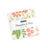Poinsettia and Pear Mini Charm Pack Floral Fabric - 37710MC - 42-Piece Precut - Moda Fabrics Quilting Cotton Fabric