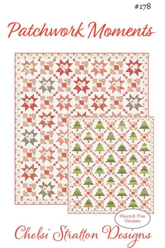 Patchwork Moments Quilt PATTERN Geometric Pattern - Moda Fabrics INSTRUCTIONS Only