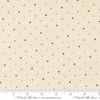 Image of True Love Magic Dot Cream Daydream quilting cotton fabric by Lella Boutique for Moda Fabrics. Features polka dots on a cream background. Cute Little Fabric Shop.