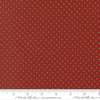 Image of Chilly Star Bright Red quilting cotton fabric by Sweetwater for Moda Fabrics. Features stars on a red background. Cute Little Fabric Shop.