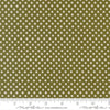 Image of Chilly Star Bright Pine quilting cotton fabric by Sweetwater for Moda Fabrics. Features stars on a green background. Cute Little Fabric Shop.
