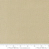 Image of Chilly Snowball Pine quilting cotton fabric by Sweetwater for Moda Fabrics. Features a geometric pattern on a green background. Cute Little Fabric Shop.