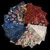 American Country Fat Quarter Bundle Independence Day Fabric - FATQU AMCO 3PKY - 16-Piece Precut - QT Fabrics Quilting Cotton Fabric