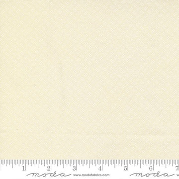 Image of Joyful Gatherings II Six Pack Dot Cream White quilting cotton fabric by Primitive Gatherings for Moda Fabrics. Features dots on a cream background. Cute Little Fabric Shop.