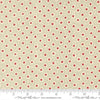 Image of Joyful Gatherings II Circle of Stars Cloud quilting cotton fabric by Primitive Gatherings for Moda Fabrics. Features stars and dots on a cream background. Cute Little Fabric Shop.