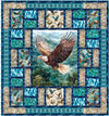 Skyward Eagle Eye Quilt Kit Panel Quilt - FORSL KIT 7177A - QT Fabrics Quilting Cotton Fabric
