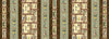 Image of The Lure of Fishing Border Stripe Sage Brown quilting cotton fabric by JQ Licensing for QT Fabrics. Features stripes on a brown and green background. Cute Little Fabric Shop.