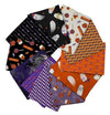 Ghost Tales Fat Quarter Bundle Halloween Fabric - FATQU GHTL 3PKJ - 11-Piece Precut - QT Fabrics Quilting Cotton Fabric