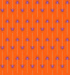 Image of Ghost Tales Spider Stripe Orange quilting cotton fabric by Michael Zindell for QT Fabrics. Features stripes and spiders on an orange background. Cute Little Fabric Shop.